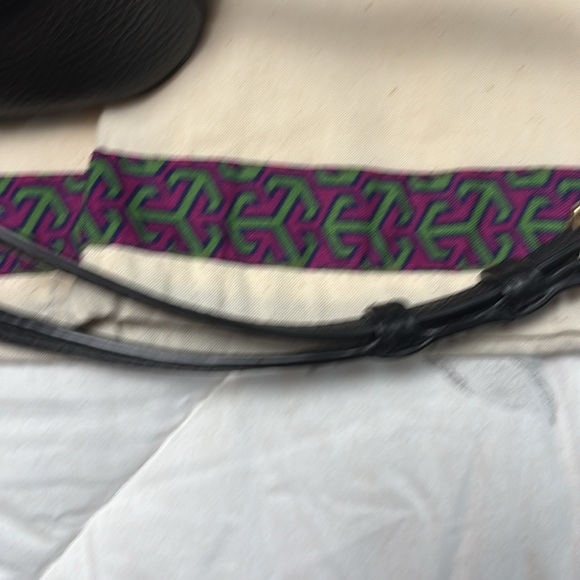 Tory Burch Black and Gold Crossbody Bag - Picture 8 of 9